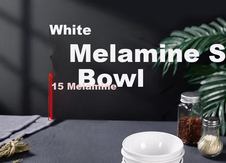 Danshi Zhiyuan White Melamine Imitation Porcelain Small Soup Bowl Rice Bowl Buffet Bowl 4.5 Inch Square Bowl Jingcang 1