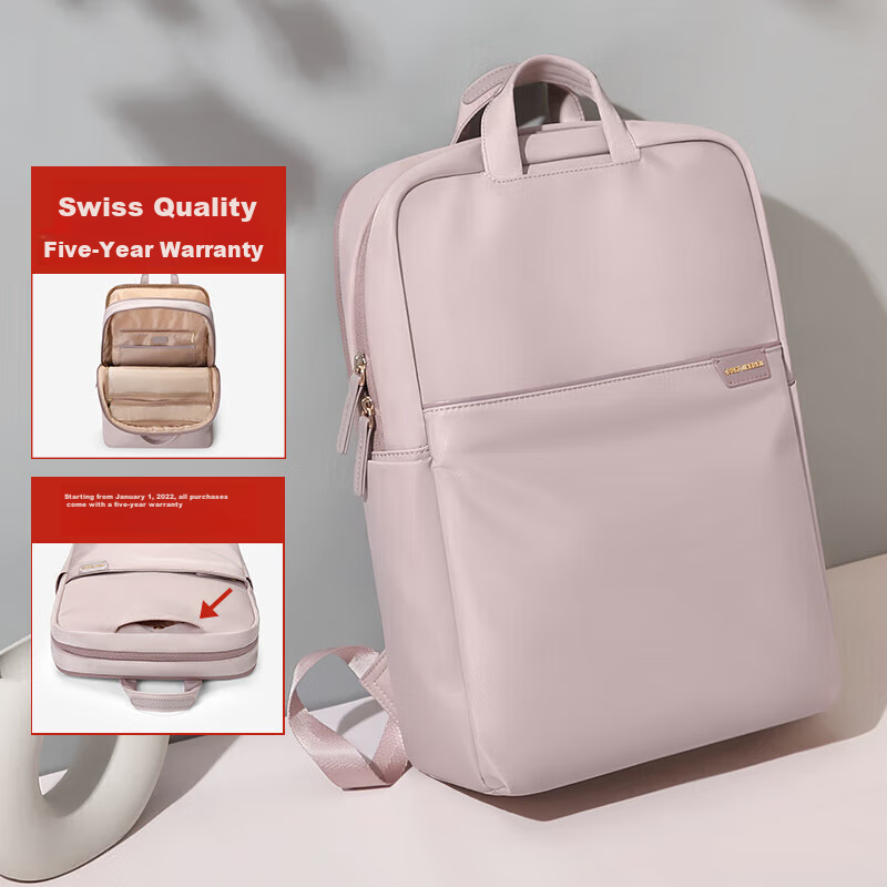 GOLF Backpack for Women, 14/15.6-Inch Apple Laptop Hidden Handheld Computer Bag, Women's Schoolbag, Business Travel