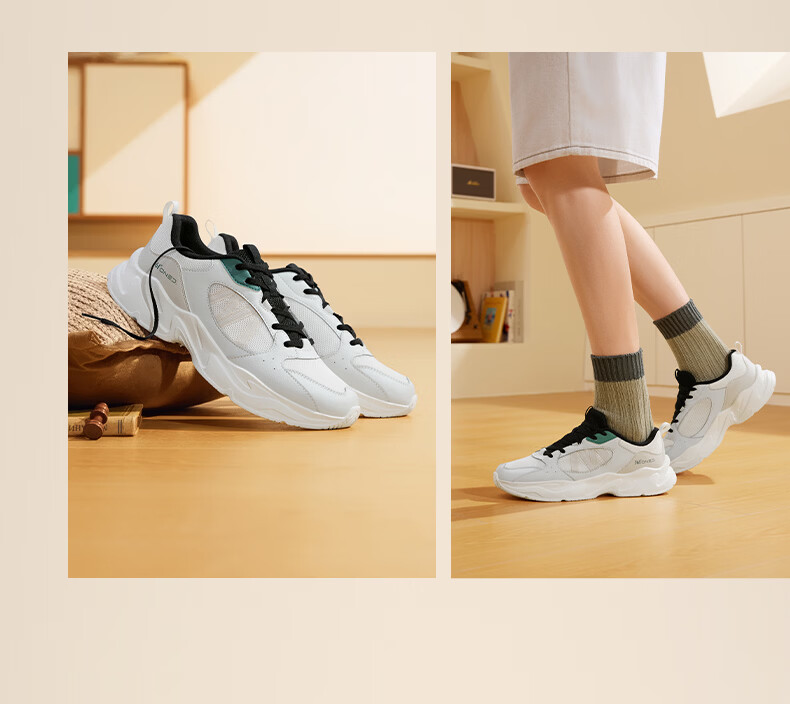 361° Men's Sports Shoes Autumn Comfortable Lightweight Breathable Casual Retro Dad Shoes 672636702-2 19