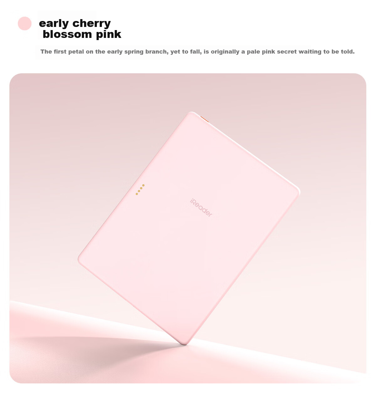 IReader Neo3 Ultra 6-inch E-Reader Smart Reading Device AI E-Ink Screen Early Cherry Blossom Edition 8