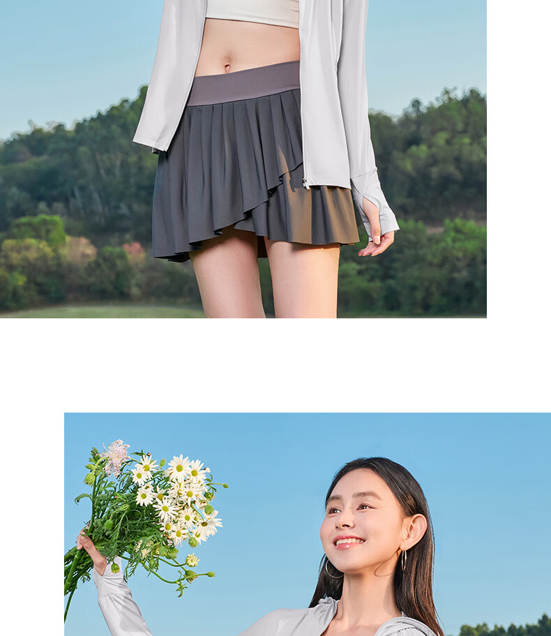 Xtep Mianmian Ice 4.0 Women's Sunscreen Jacket 2026 Summer New Outdoor Original Yarn Ice Silk Skin Jacket Lightweight Breathable Coat 29