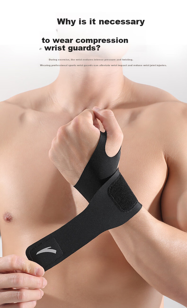 ANTA Wrist Guard for Men And Women, Specialized for Sprains, Pain, Tendon Sheath, Sports Injuries, Spring Summer Autumn Fitness Badminton Protective Sleeve 3