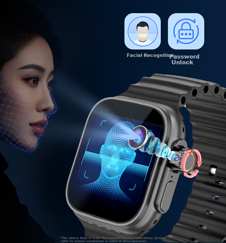 Fanmu Huaqiangbei B31 Ultra Premium Cellular Smartwatch 4G SIM Card Full Network MP3/MP4 APP Download Student Camera Gold 28