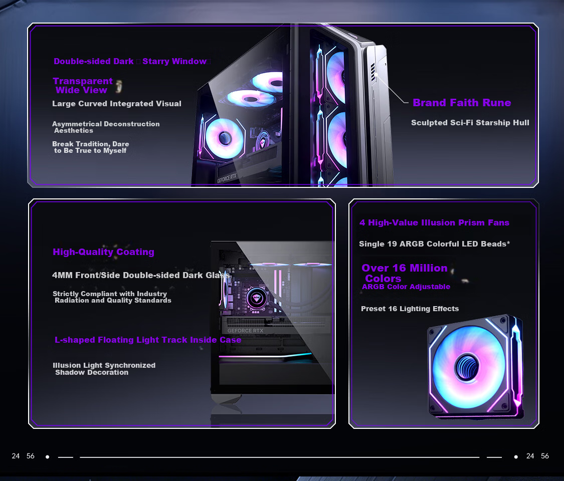 MACHENIKE Dawn Pro High-Performance Gaming Desktop PC Ai Design Workstation (i5-14400F 32GB DDR5 1TB RTX 5060 Ti) Liquid Cooling National Subsidy 2