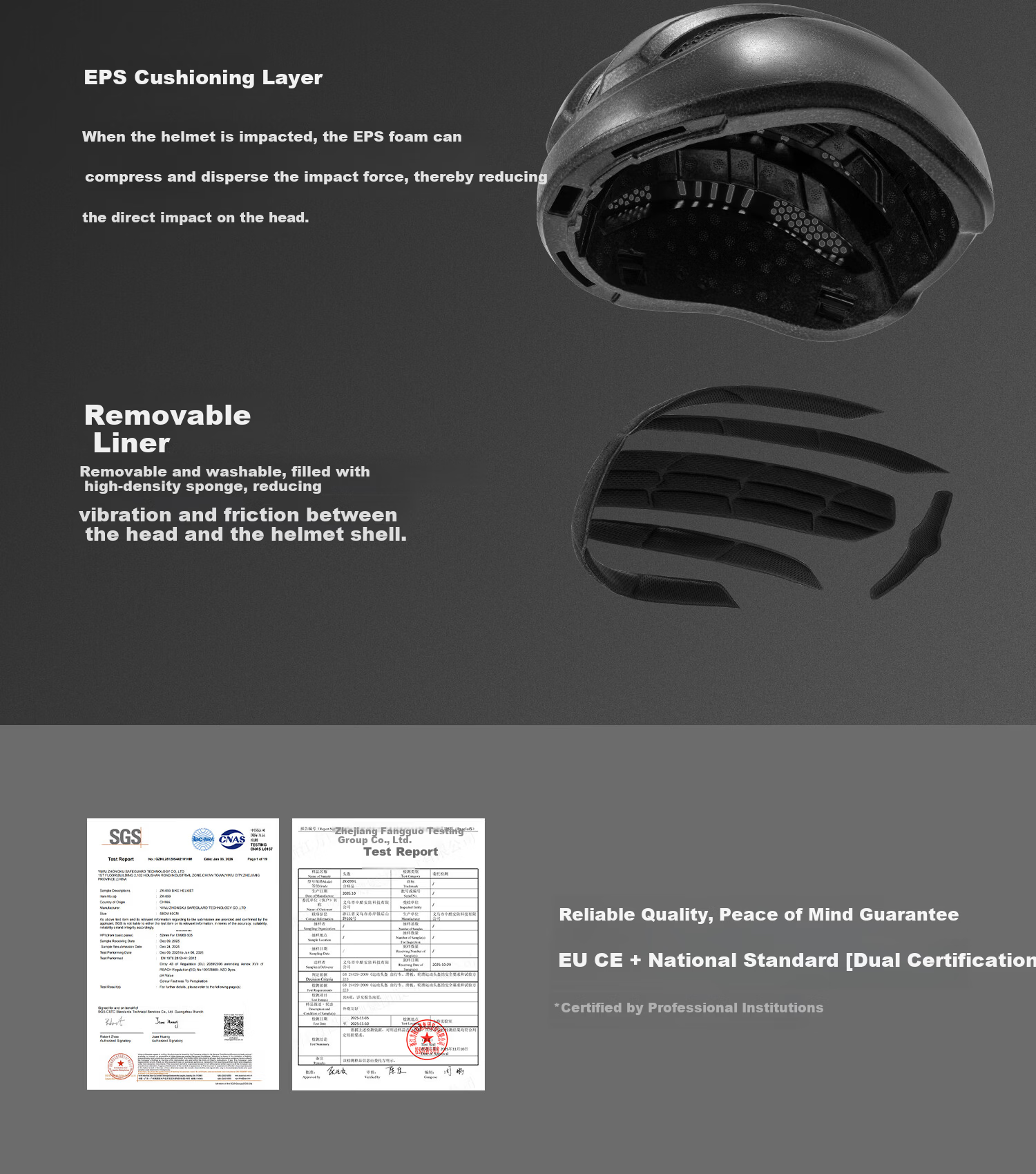 Rockbros Helmet Accessories - Black Visor + Black Magnetic Photochromic Goggles 7