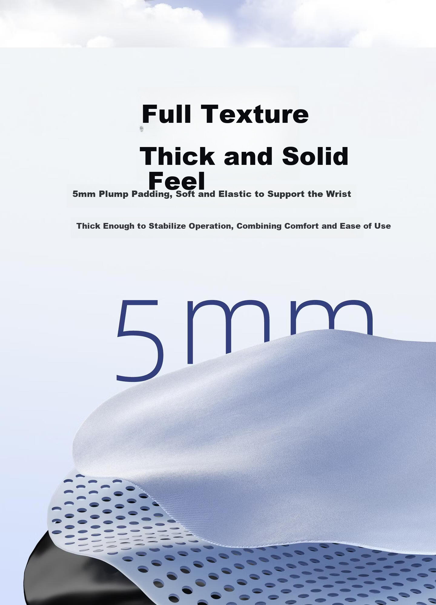 HP Wrist Rest Mouse Pad Office Computer Desk Mat Non-Slip Dirt-Resistant Gaming Mousepad Milk Tea Color 5