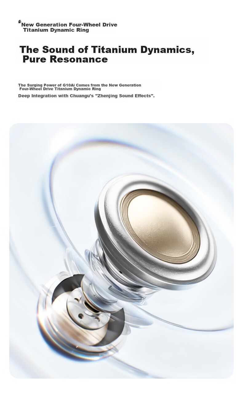 Chuangu 2026 New Berlin Sound Effect TOP1 Bluetooth Bone Conduction Clip-On True Wireless In-Ear AI Translator Open Sports Cycling Long Battery Life Earphones 5
