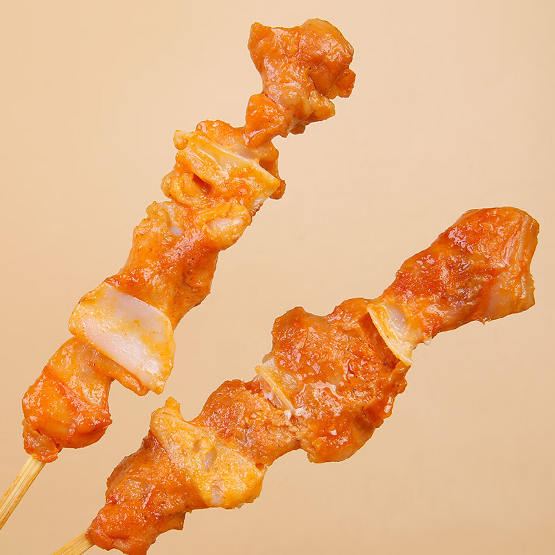 华都食品骨肉相连净重2斤25串 鸡软骨肉串鸡脆骨 烧烤食材 生鲜烧烤食材
