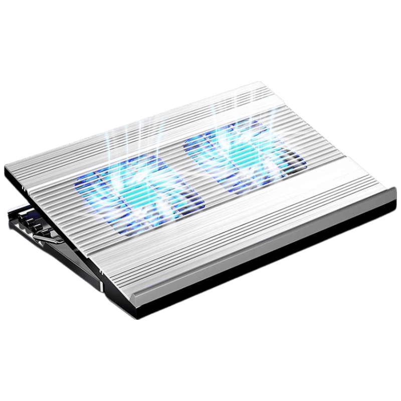 NUOXI T10 Laptop Cooling Pad Foldable Storage Fan High Airflow Cooling Stand Compatible with Lenovo Legion, Mechanical Revolution, ASUS