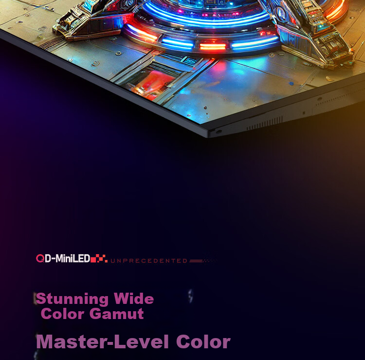 HKC 27-inch 2K 340Hz 1152-Zone MiniLED QD Quantum Dot HDR1400 High Brightness 320Hz Gaming PC Rotatable Adjustable Monitor G27M5Pro 13