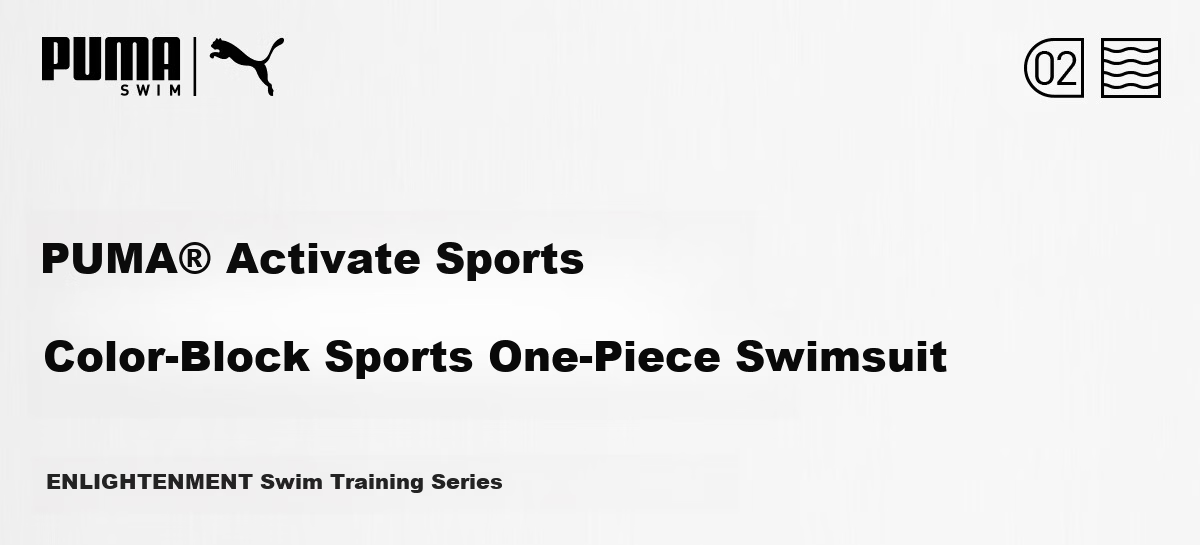 PUMA Women's Long Sleeve One-Piece Swimsuit UV Protection Surfing Swimwear for Swimming Pool Spa Premium Swimwear 2