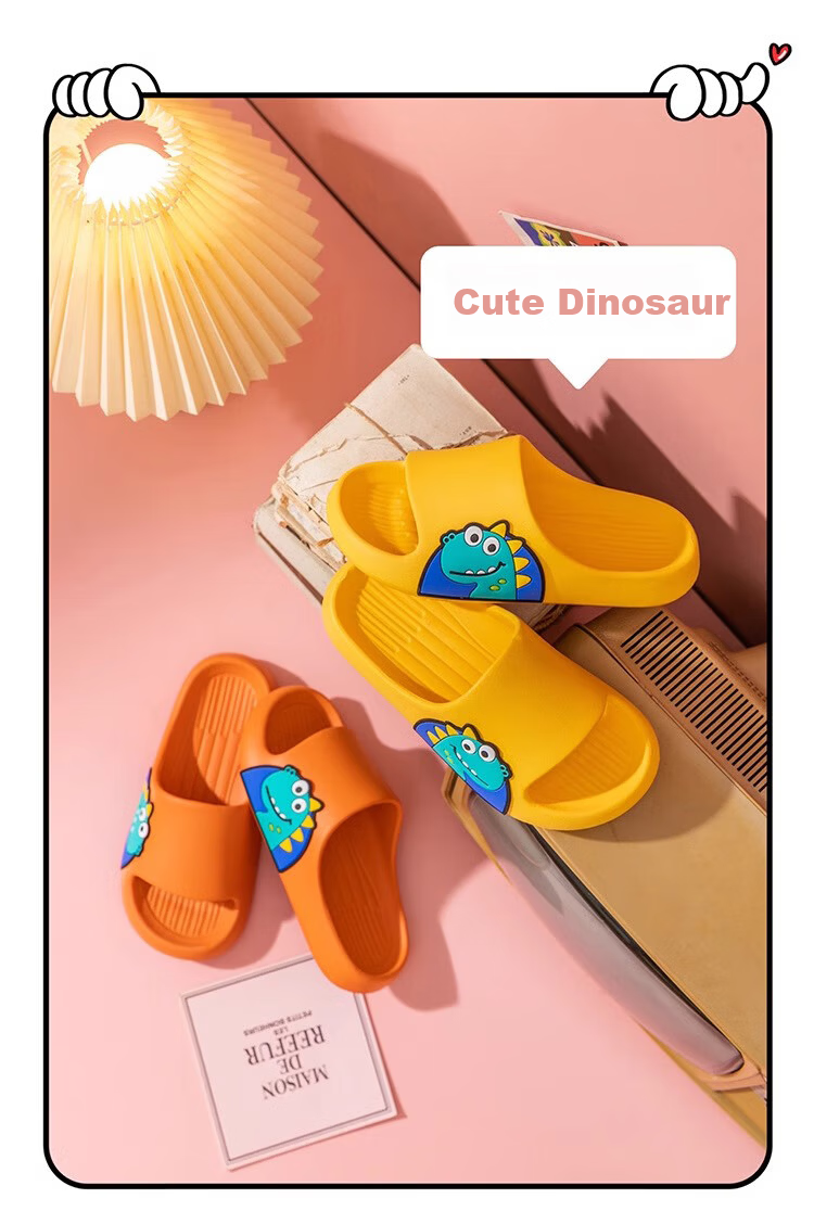 GUOLUOFEI Cartoon Kids Slippers Boys Summer Indoor Non-Slip Family Matching Sandals Navy Blue Size 26-27 7