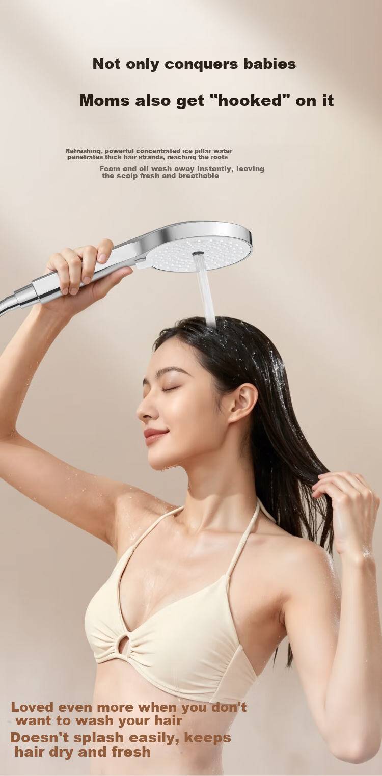 ARROW Shower Set Four-Function Pressurized Keypad Overhead Shower Complete Set 7