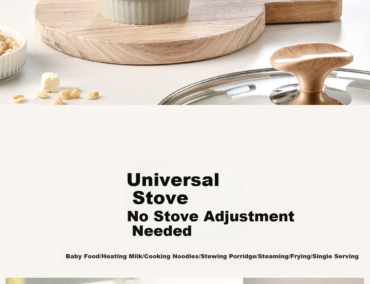 Jingyan Stainless Steel Snow Flat Pot Small Induction Cooker Pot for One Person Household Cooking Noodle Pot Milk Heating Non-stick Baby Food Pot Milk Pan 29