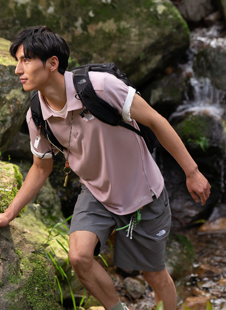 The North Face Short Sleeve Polo Shirt Unisex Breathable Summer Outdoor T-Shirt A0M XL 2