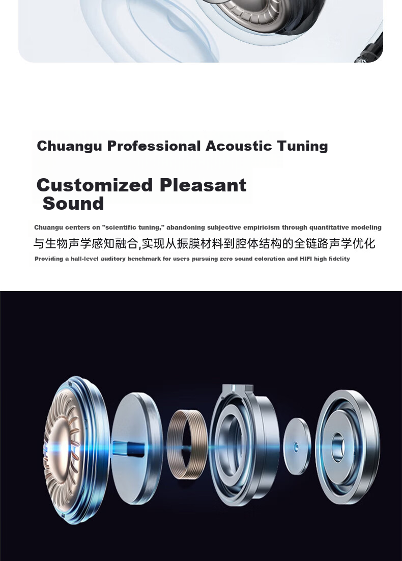 Chuangu 2026 New AI Simultaneous Translation Bluetooth Bone Conduction True Wireless Ear Clip Translator Comfortable Non-In-Ear Sports High-Quality Sound 17