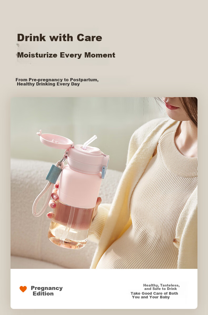 Joyoung Large Capacity Plastic Straw Cup Summer PPSU Water Bottle for Pregnant Women, Children, and Students High-Quality Water Bottle 11