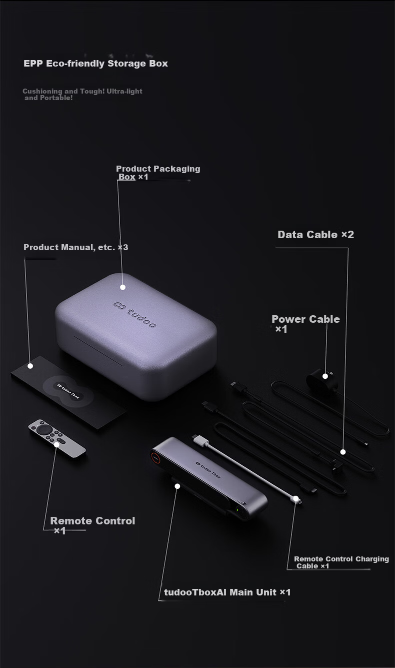 TUDOO Tbox TV AI Box Kids Learning Fitness Mirror Motion Sensor Game Smart 4K Ultra HD Box 26