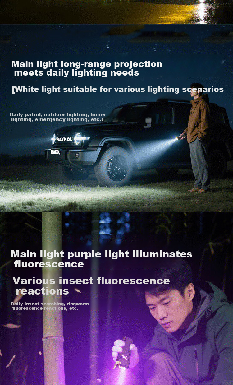 Cavalry DT009 Multifunctional Flashlight High Brightness Rechargeable Compact Portable Outdoor Magnetic Work Light 7