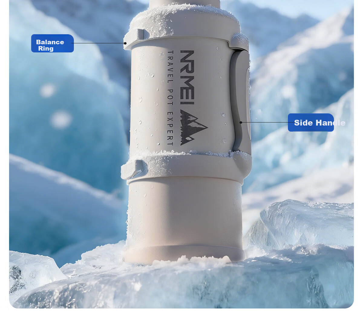 NRMEi Insulated Thermos Large Capacity 316 Stainless Steel Portable Car Outdoor Travel 72-Hour Long-Lasting Vacuum Flask 13