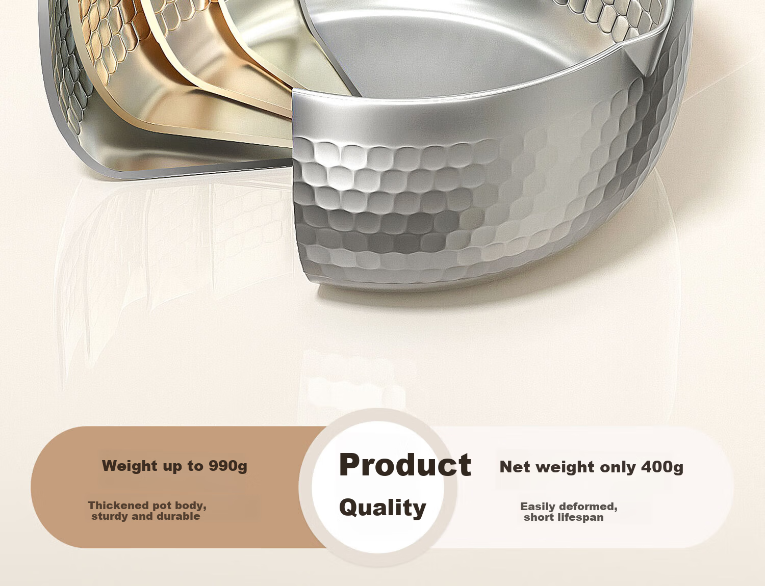 Jingyan Stainless Steel Snow Flat Pot Small Induction Cooker Pot for One Person Household Cooking Noodle Pot Milk Heating Non-stick Baby Food Pot Milk Pan 11