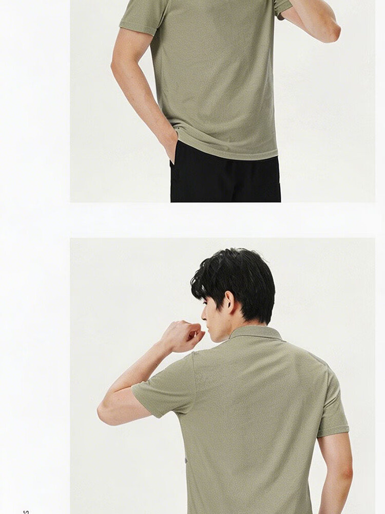 LI-NING Men's Polo Shirt Short Sleeve 2026 Summer New High-End Cotton Breathable T-Shirt Collar Casual Sportswear 26