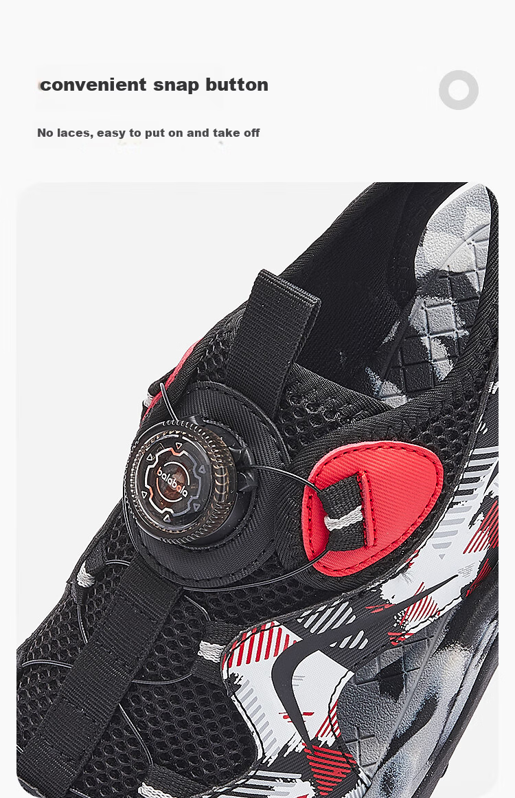 Balabala Kids Sports Sandals Breathable Summer Outdoor Shoes for Boys and Girls 5