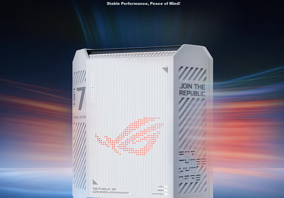 ASUS ROG Magic Box Air WiFi7 Gaming AI Router Home Wireless Gigabit Router Full 2.5G Port Whole House WiFi Aimesh Flexible Setup 17