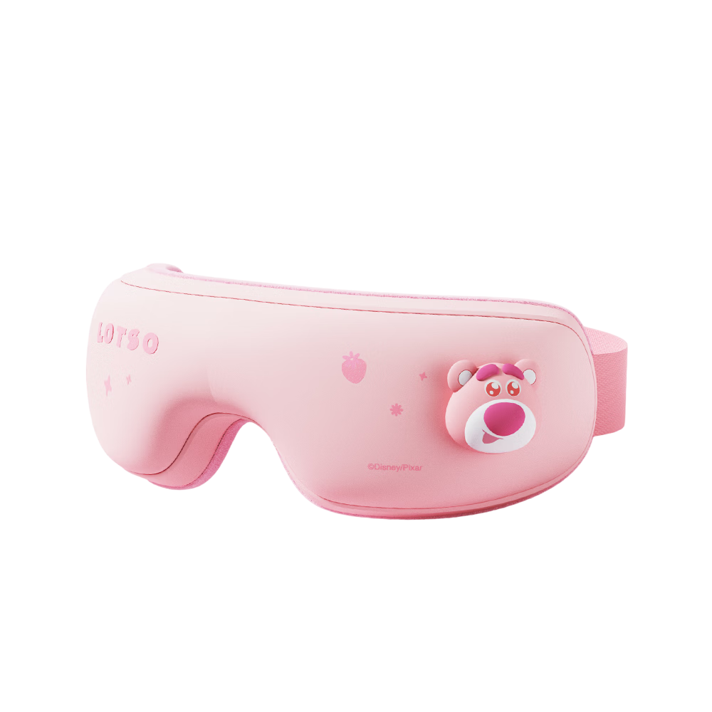 Disney Strawberry Bear Eye Massager Eye Care Instrument Hot Compress Massage Relieve Fatigue Birthday Gift Qixi Festival Gift for Girlfriend