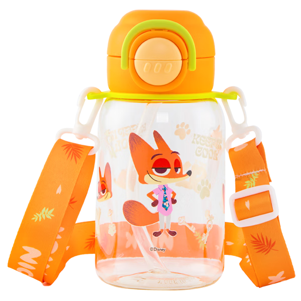 Disney Kids Straw Cup Student Summer Plastic Cup Boys Girls Dual Drinking Cup Large Capacity Sports Water Bottle Gift for Boys