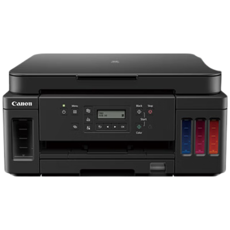 Canon G6080 A4 Wireless Automatic Duplex Color Inkjet Printer Copier Scanner All-in-One (Includes Standard Accessories + 500 Sheets Copy Paper)