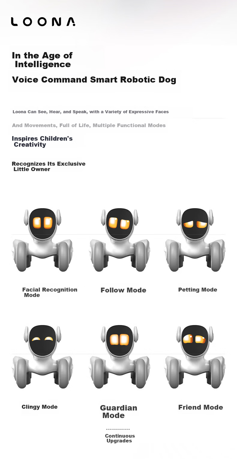 Kolibao Loona AI Smart Companion Robot for Kids Children's Day Gift Programming Learning Interactive Language Early Education Toy CES Innovation Award 4