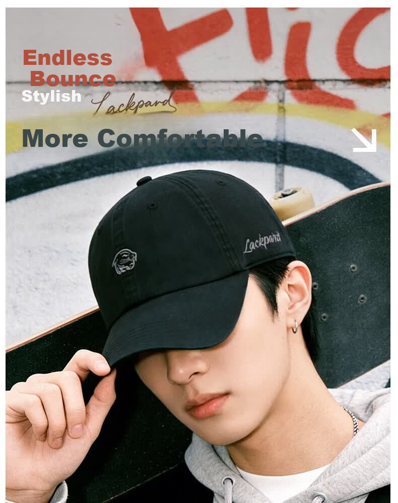 LACKPARD Unisex Commuter Casual Baseball Cap Korean Embroidered Spring Summer Outdoor Stretch Sun Hat Navy One Size 6
