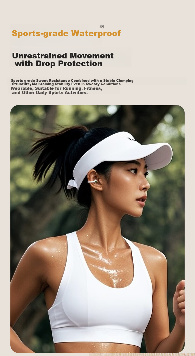 JiYin [Exquisite Fully Equipped 48 Hours] 6.0 Bluetooth Clip-On Earphones Music Sports Running Long Battery Life Open Non-In-Ear Bone Conduction Concept Ear Hook New Model Jinbang 4