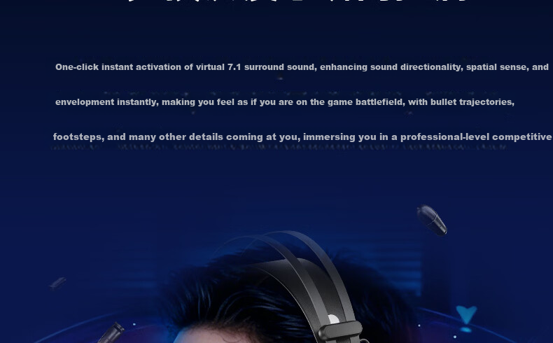 IKF G11 Gaming Headset Wired USB Headphones with Mic FPS Dedicated 7.1 Surround Sound RGB Delta Cyber Gray for Valorant PC 16