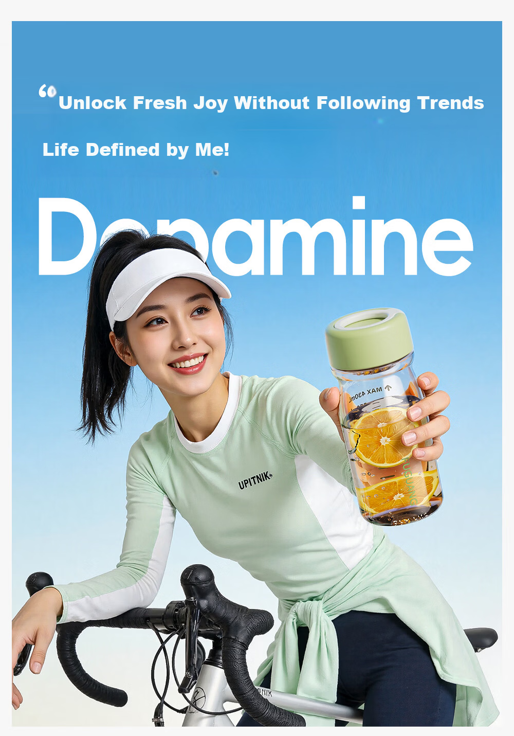 Fuguang PPSU Water Bottle Summer Portable Plastic Cup for Women Students Children High-Value Outdoor Sports Men 12