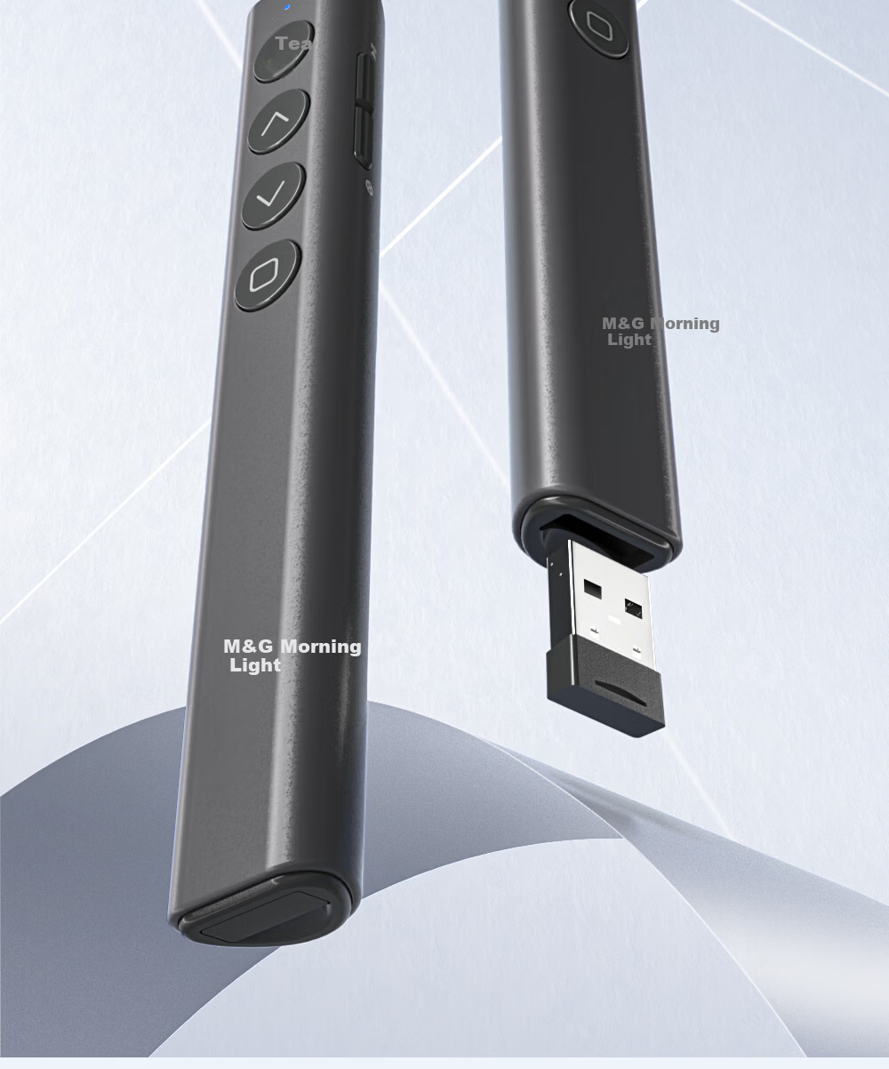 M&G Super Popular Flip Pen Teacher PPT Presenter Laser Pointer Wireless Presentation Remote ADG989L4 2