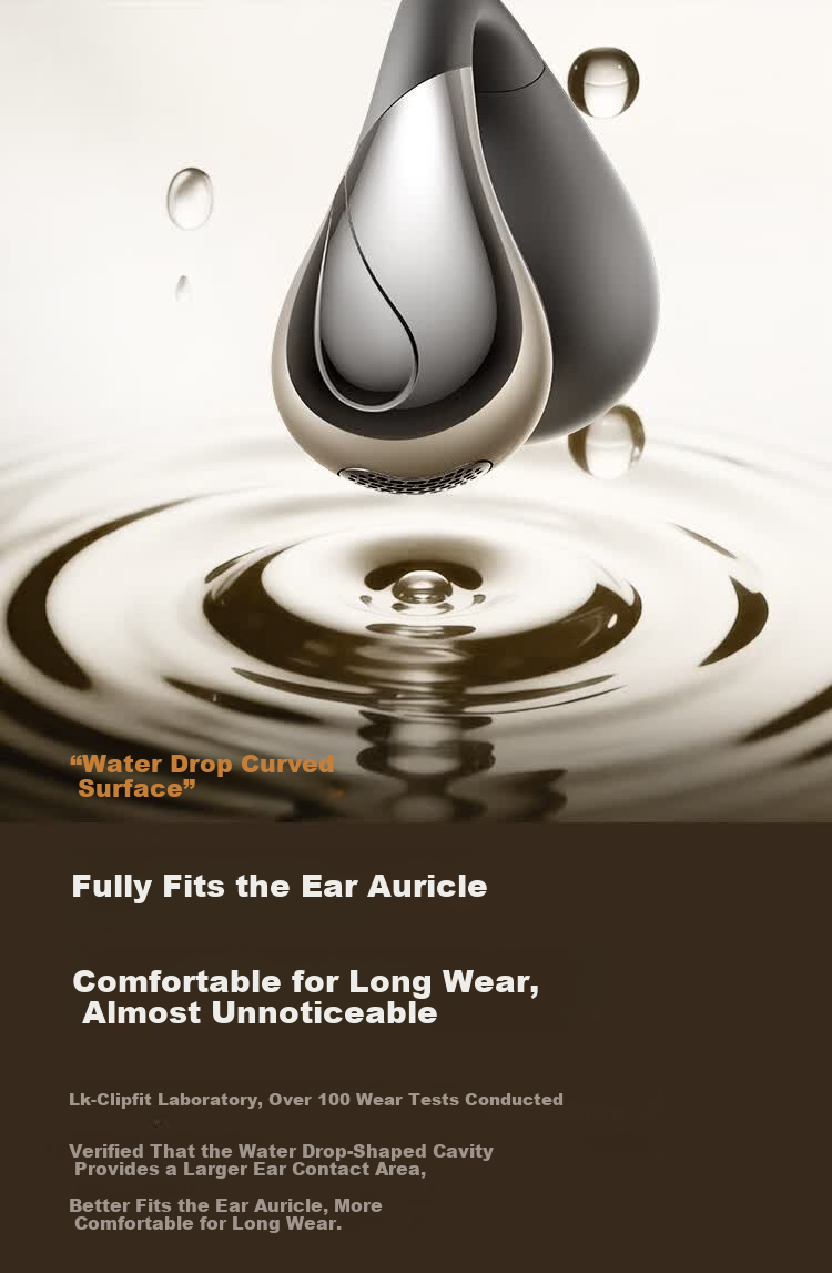 Linklike [Major Upgrade | Customized Sound Quality] Bluetooth Earphones, Clip-On Headphones, Latest 2026 Model with Ultra-Long Battery Life, Sports Earphones, Top Ten Running Earphones 12
