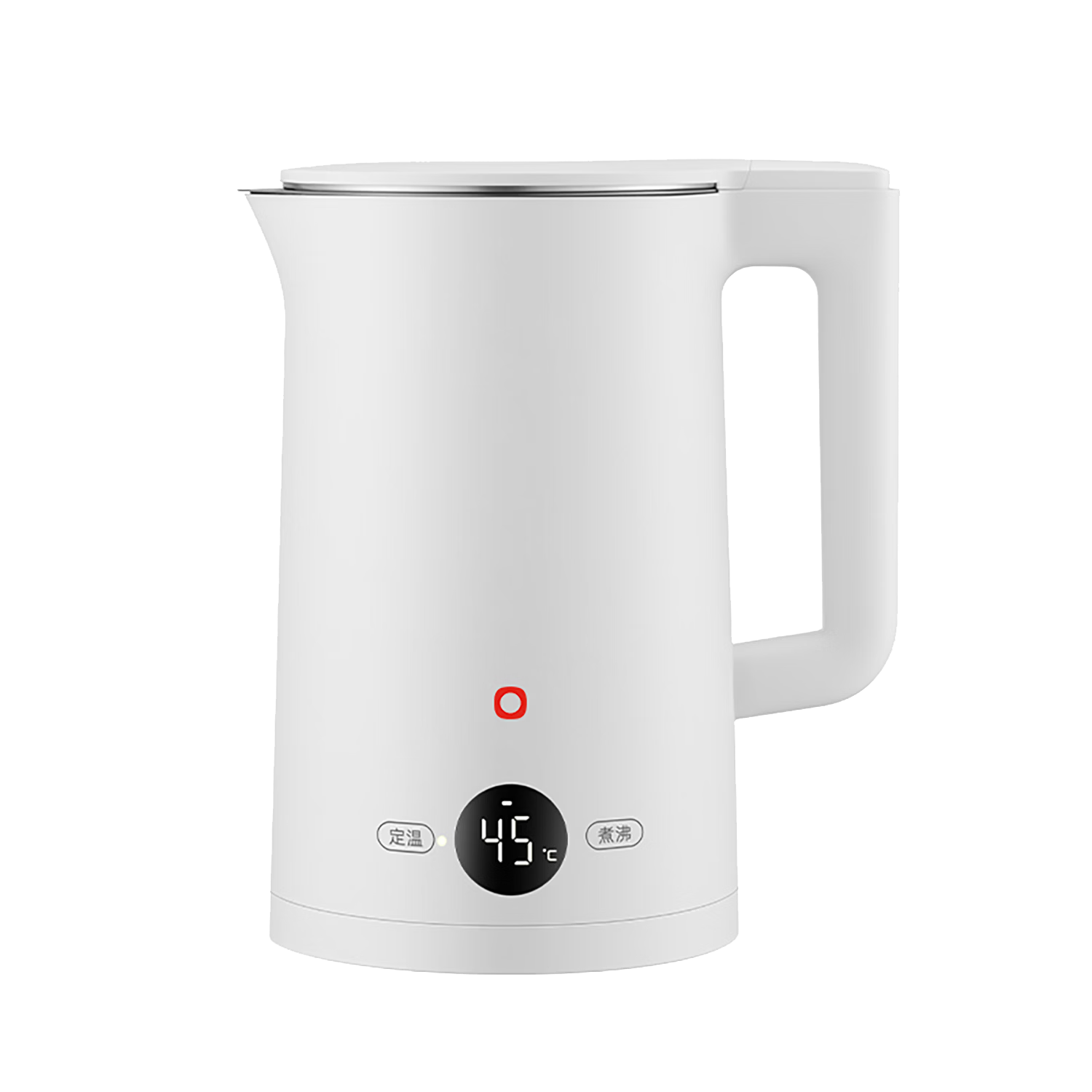JD Jingzao Pure Titanium Electric Kettle 1.7L Large Capacity Seamless Double-Layer Anti-Scald Patent 0 Plastic 0 Odor High Power Insulated Kettle