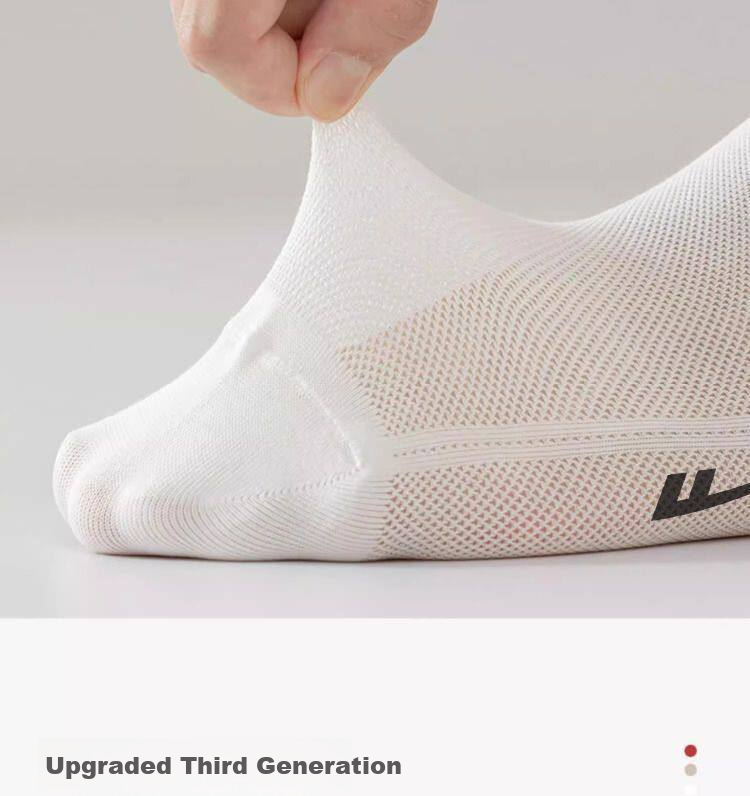 Warrior Men's Socks, Thin And Breathable for All Seasons, Odor-Resistant Mesh Short Socks, Xinjiang Cotton, 7A Grade Antibacterial And Sweat-Absorbing Short Sports Socks 15