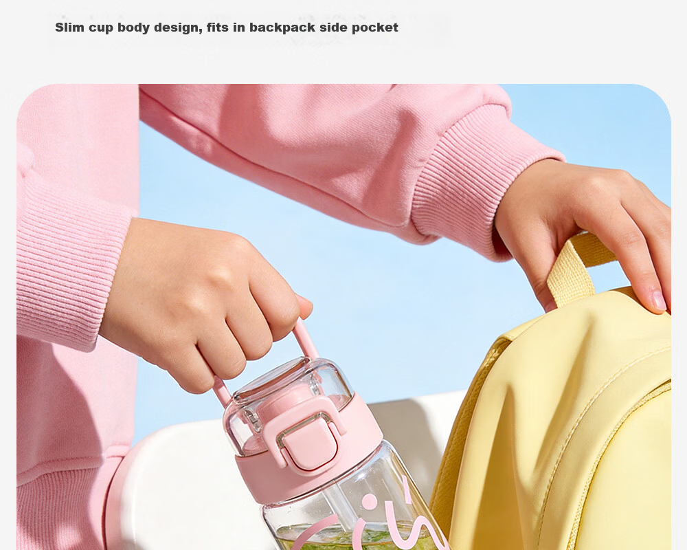 FUGUANG Children's Straw Cup Summer High-Value Tritan Plastic Water Bottle Large Capacity Student Sports Water Bottle 13