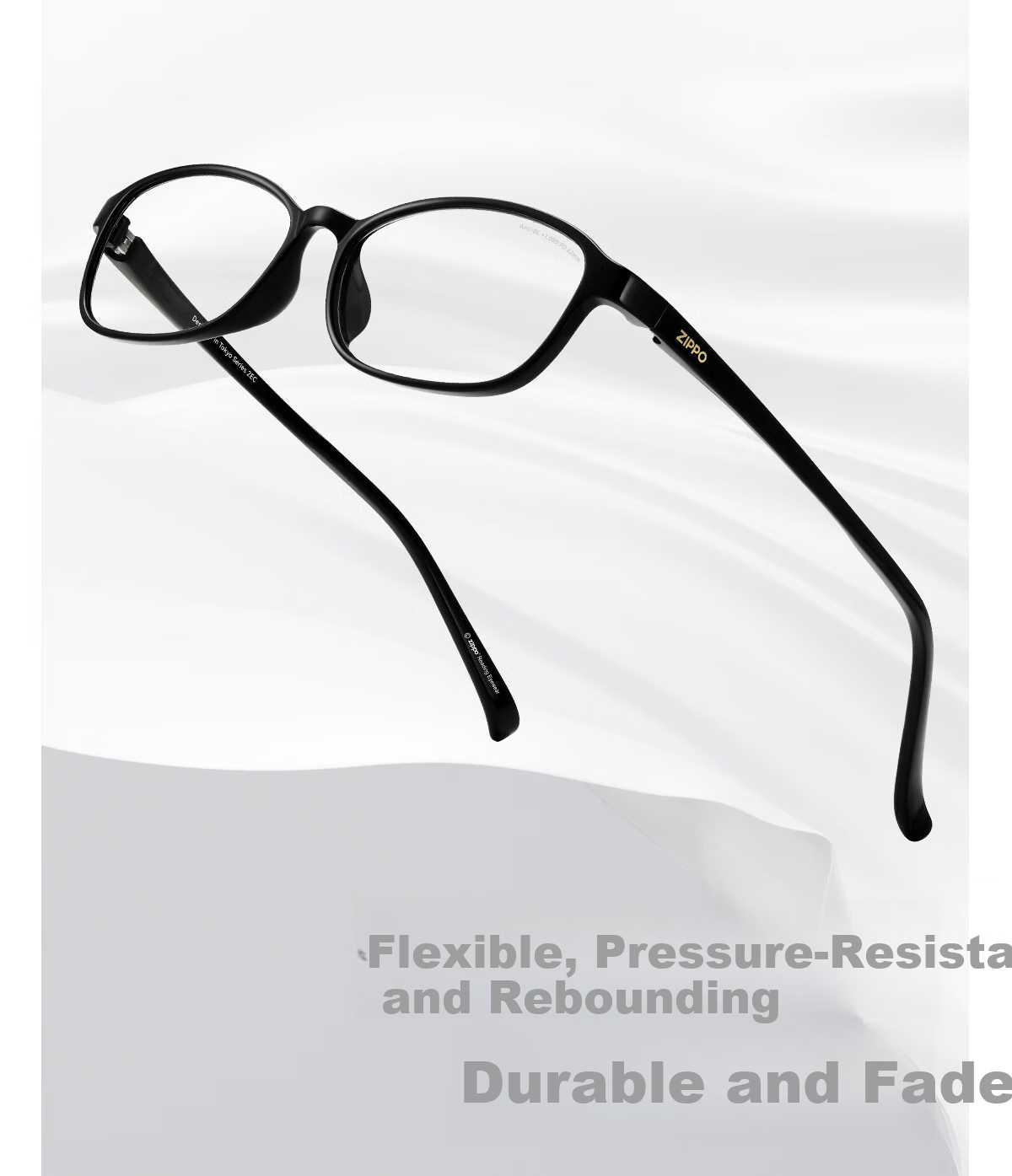 ZIPPO US Anti-Blue Light Reading Glasses Unisex Japanese Ultra-Light Imported Material HD Lenses Gift 8113 Back to School 5