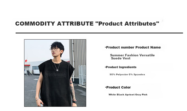 Zofili Men's Summer Letter Steel Stamp Loose Casual Versatile Sleeveless T-Shirt Youth Trendy Sports Vest Tank Top 2