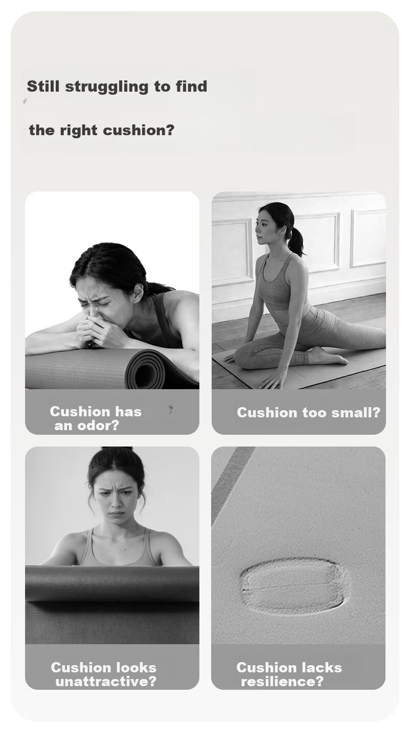 Gumifan Yoga Mat Thickened Men's Fitness Mat Home Push-up Training Mat Non-slip Shockproof Soundproof Exercise Mat 3