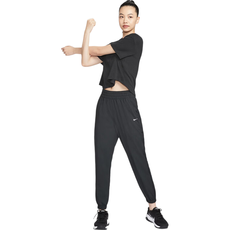 NIKE Women's Sports Pants, Spring And Summer Woven Joggers, Casual Pants HJ1051-013 Black Gray M