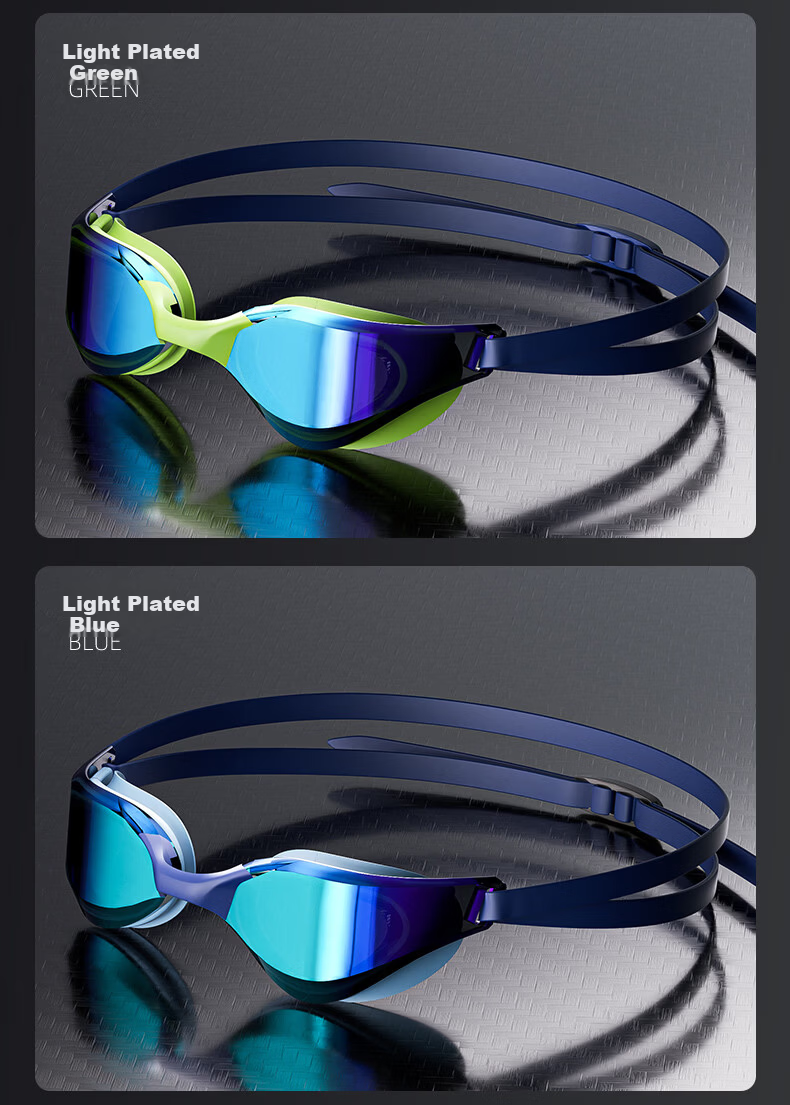 ANTA Racing Swim Goggles Waterproof Anti-Fog UV Protection HD Coated Professional Training Swimming Glasses for Men and Women with Prescription 14