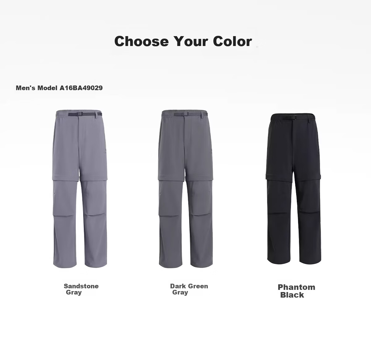 CAMEL [Wang Junkai Edition] Outdoor Quick-Dry Military Pants 26 Spring Summer Cooling Detachable Shorts Hiking Mountaineering Trousers 14