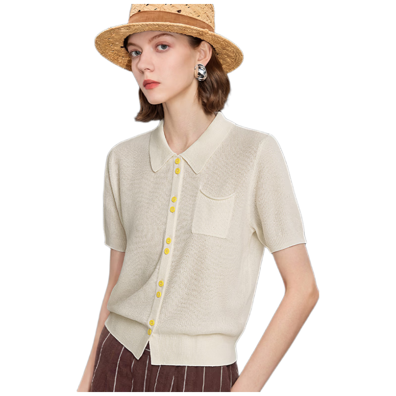Wudao Women's High-End Short Sleeve T-Shirt 2026 New Fashionable Summer Top