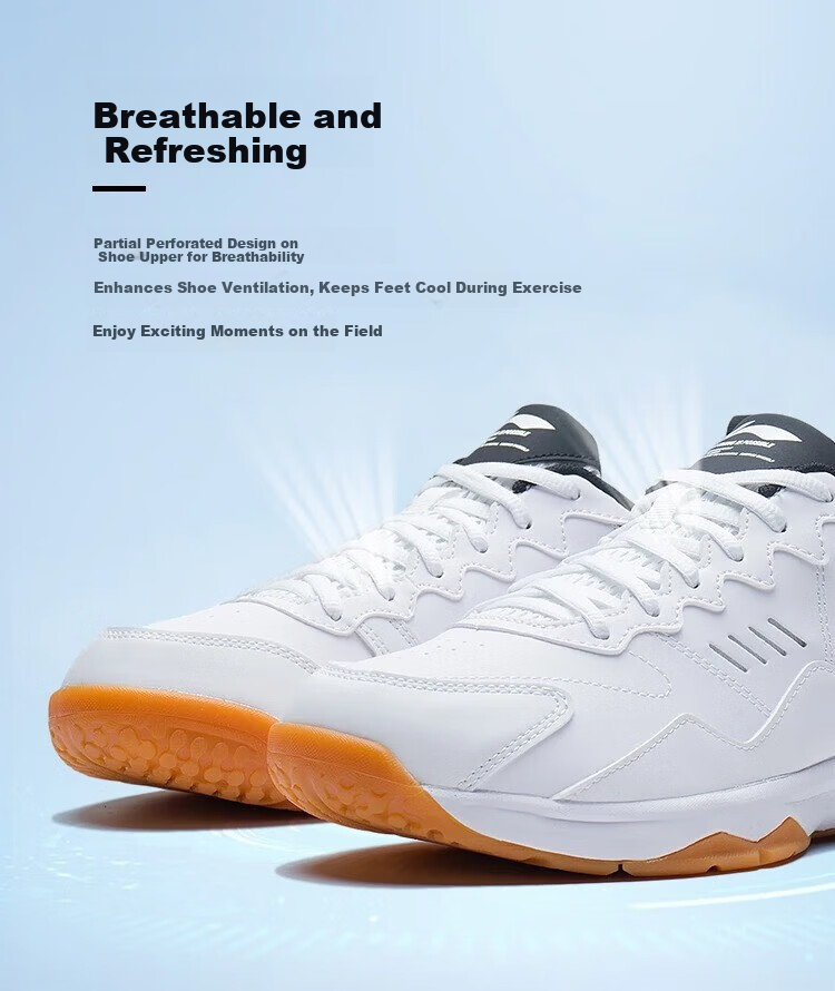 LI-NING Badminton All-Rounder King 21v1 Couple's Shock Absorption Durable Non-Slip Comfortable Wide-Fit Badminton Shoes 2