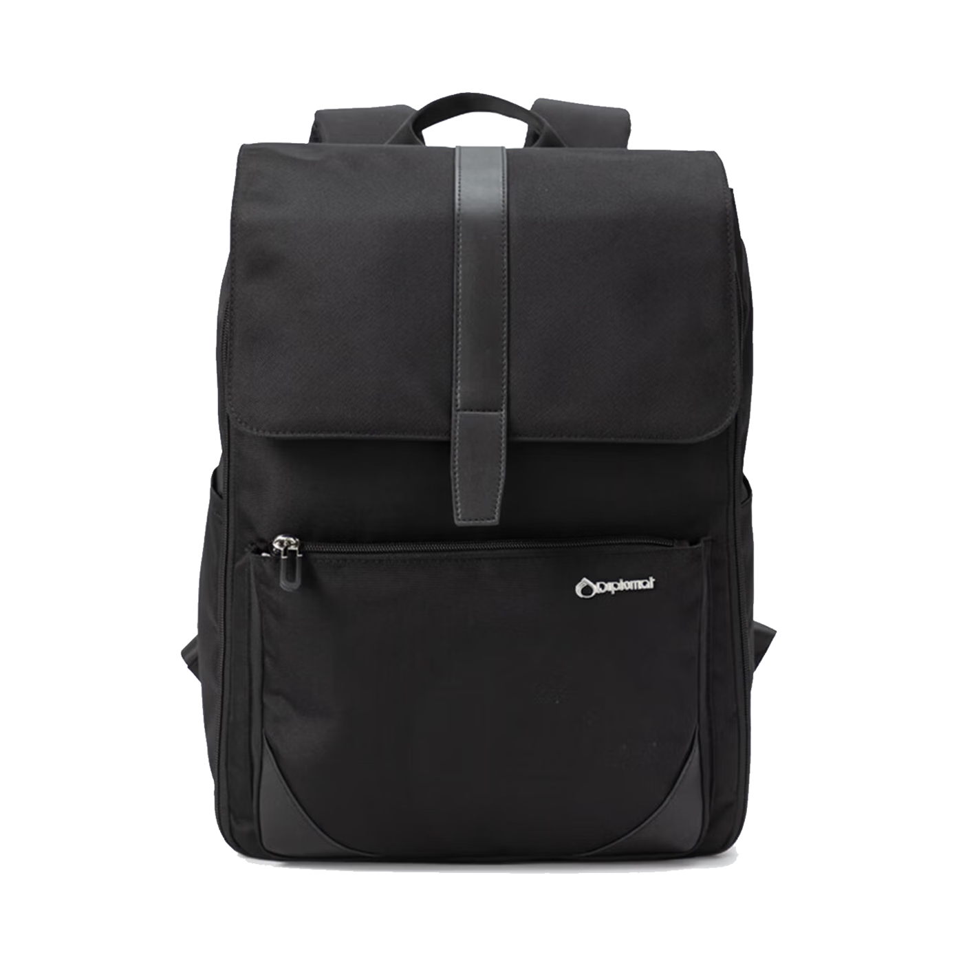 Diplomat DS-17005L Black Laptop Backpack for Men And Women, Business Notebook Casual Travel Bag